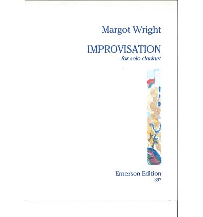 Improvisation for solo clarinet (2005, in 12-ton t...