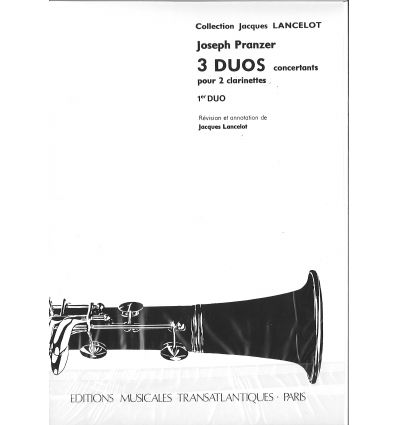 3 duos concertants : 1er Duo (2 cl.) (Pranzer was ...
