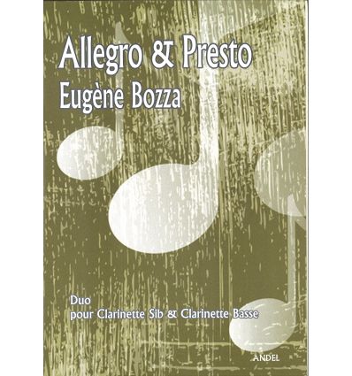 Allegro & Presto, version 2 clar (cl et cl basse) ...