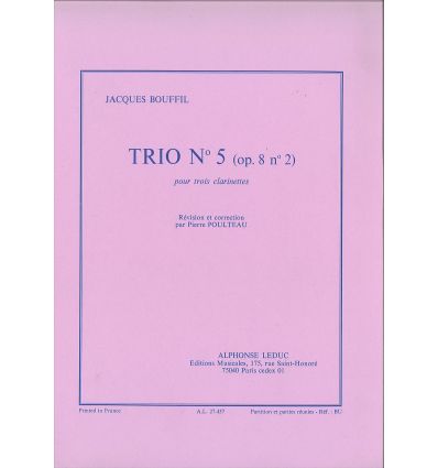Trio n°5 op.8 n°2 (3 cl.)