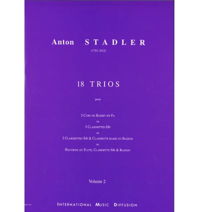 18 Trios vol.2 (3 cors de b.ou 3 cl. sib ou 2 cl& ...