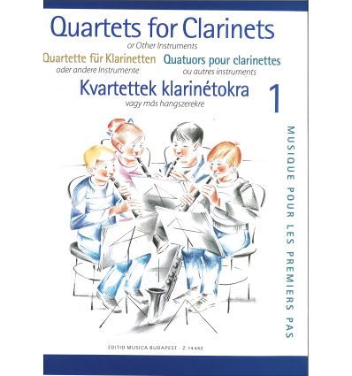 Clarinet quartets for beginners vol.1 (4 sib ou 3 ...