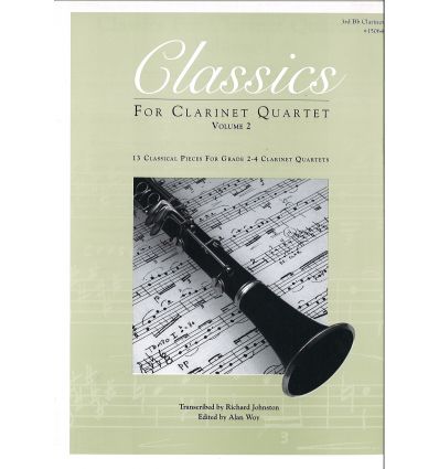 Classics for clar. quartet vol.2: 3rd Bb clar.(sco...