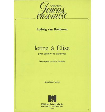 Lettre a elise (4 cl : 3 sib + Cl. Basse)