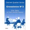 Gnossienne N°3, arr. quatuor de clarinettes (3 sib...