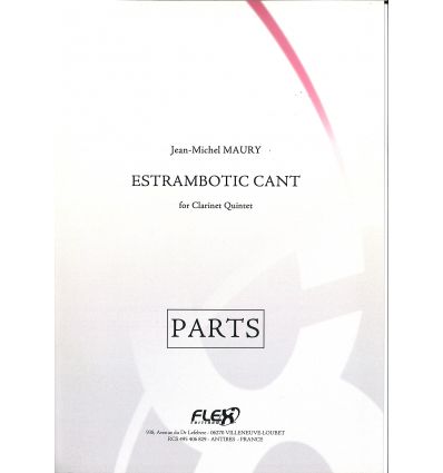 Estrambotic Cant (Quintette clarinettes : 4 cl. si...