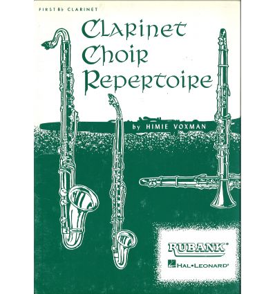 Clar. Choir Repertoire: 1st clar. part (partie de ...