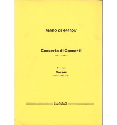 Canzon (fl & cl) from Il Concerto di Concerti