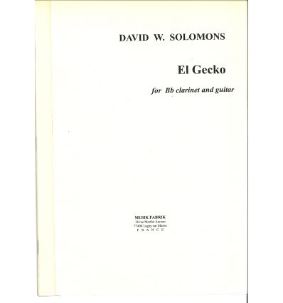 El Gecko (clarinette sib et guitare)