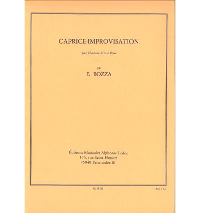 Caprice-Improvisation (cl & pno)