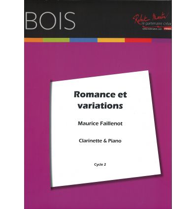 Romance et Variations, clar. & piano (FFEM 2012, f...
