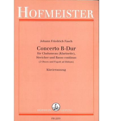 Concerto B-Dur (Red. Cl.Sib ou chalumeau & piano) ...