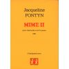 Mime II (1980) 2 conducteurs cl & piano