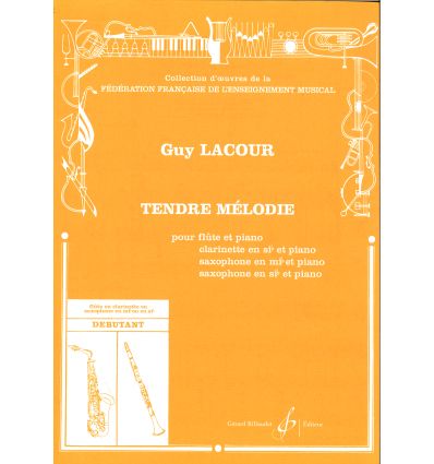 Tendre melodie (Cl sib ou sax mib & piano)