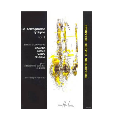 Saxophone Lyrique Vol.1