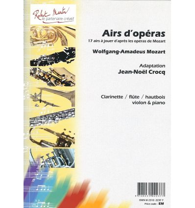 Airs d'opéras (clarinette et piano, cycle 2)