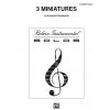 3 Miniatures (cl & piano) (Examen 2007: Union des ...
