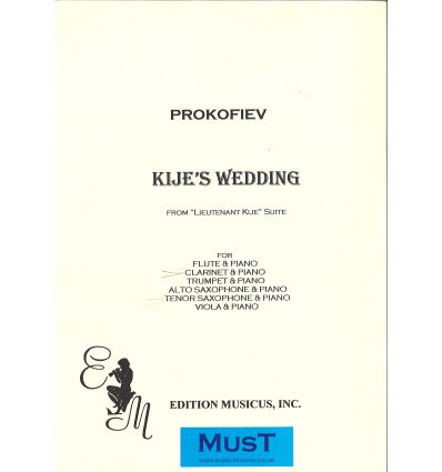 Kije's Wedding (cl ou sax ten & piano) anciennemen...