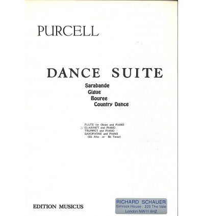 Dance suite : Sarabande, Gigue, Bouree, Country da...