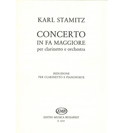 Concerto in fa maggiore (red. clarinette et piano)...