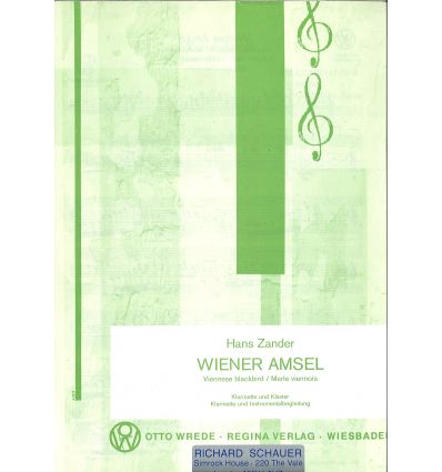 Wiener Amsel = Viennese Blackbird = Merle viennois...