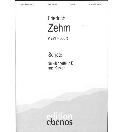 Sonate (cl. sib & piano, 1983, publ. 2004)