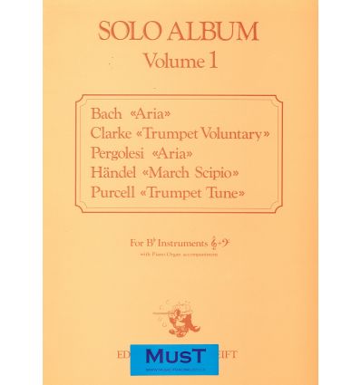 Solo album 1 (Sib & piano). Bach: Aria, Clarke: Tr...