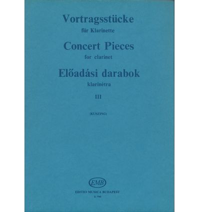 Musique pour cl. Concert pieces vol.3