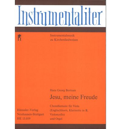 Jesu, Meine Freude : Choralfantasie (Cl & organ) P...