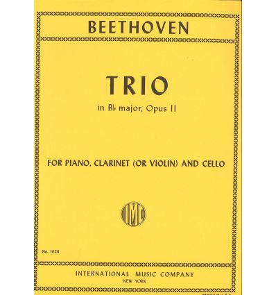 Trio in Bb op.11 (Cl vc piano) Ed. Imc