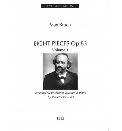 8 Pieces op.83 vol.1, arr. clarinet, bassoon and p...