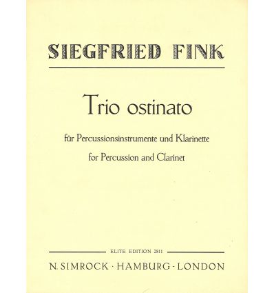 Trio ostinato p. Cl (Sib & basse) & 2 perc. (Parti...