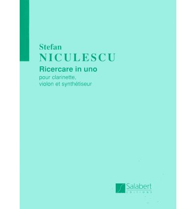 Ricercare in uno (Cl, Vn, Synthé)