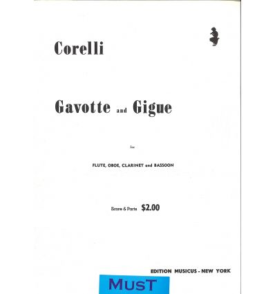 Gavotte & gigue (Vn/Fl1 fl2/Hb cl piano)