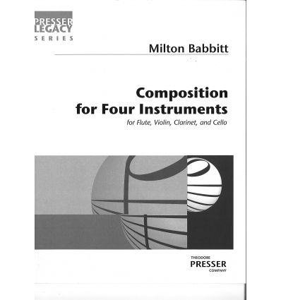 Composition for 4 instruments (Fl vn cl vc)