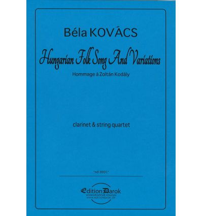 Hungarian Folk Song And Variations (clar. & string...