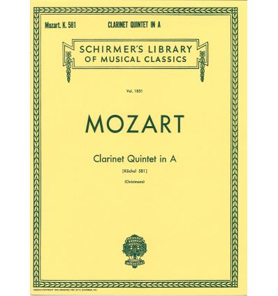 Clarinet quintet (Ed. Schirmer)