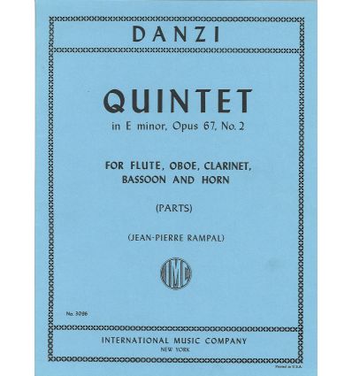 Quintet in E minor opus 67 n°2 (Quintette à vent)