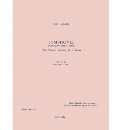 Symphonie (Quintette à vent) : Partition