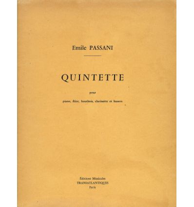 Quintette (à vent) ed. Transatlantiques