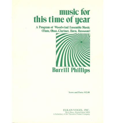 Music for this time of the year (2 à 5 instr.)