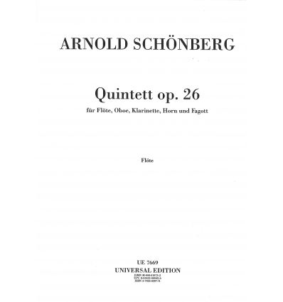 Quintett op. 26 (Quintette à vent) : Parties