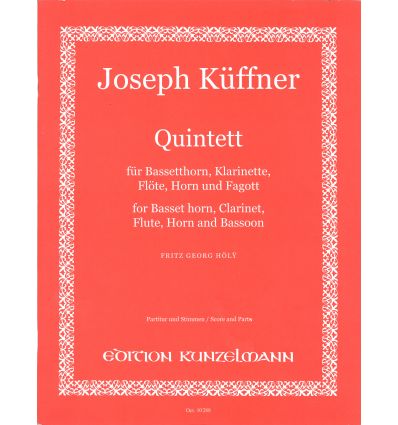 Quintett für Bassethorn, Klar, Fl, Horn & Fagott: ...