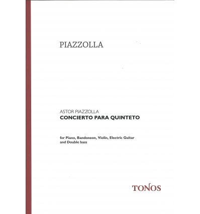 Concierto para Quinteto: Score piano, violon, band...