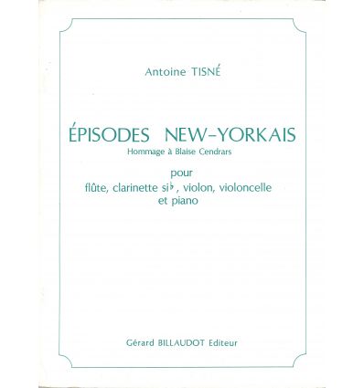 Episodes new-Yorkais (Fl cl vn vc piano)