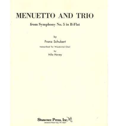 Minuet & trio from symph. Nr 5 for woodwind choir ...
