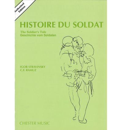 Histoire du soldat: Partition (Voix,cl.La,bn,corne...
