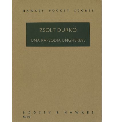 Una Rapsodia ungherese (2 cl. & orch.) : Partition...