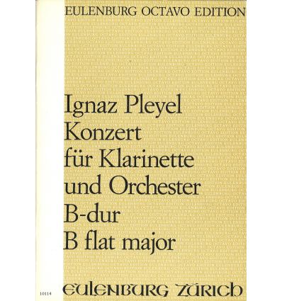 Konzert B-Dur cl & orch.: score (parties sur comma...