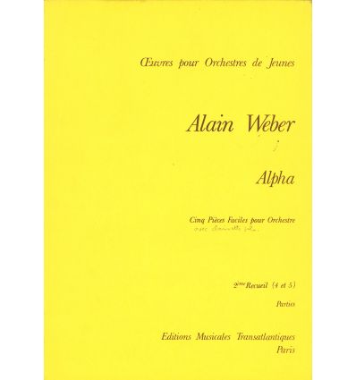 Alpha vol.2:cl. solo & orch.(cordes & tp) Parties....